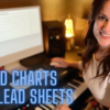 I will create a professional and clean chord chart or lead sheet