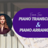 I will do spot on piano transcription, arrangement with sheet music of any audio